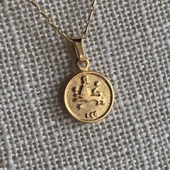 Tiny Zodiac Coin Necklace - Picture 2 of 11